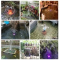 40W/45W 3500l/h LED flashing light submersible water pump fountain pump fountain maker fish pond garden pool