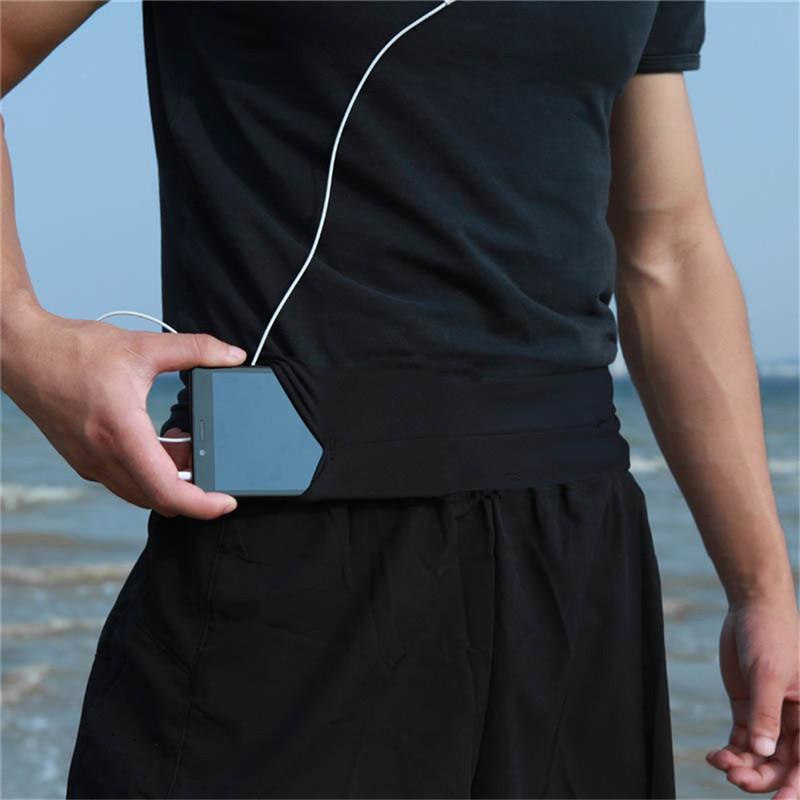 Professional Men Women Running Waist Bag Pouch Sport Belt Mobile Phone Hidden Bag Racing Jogging Gym Running Belt Waist Pack