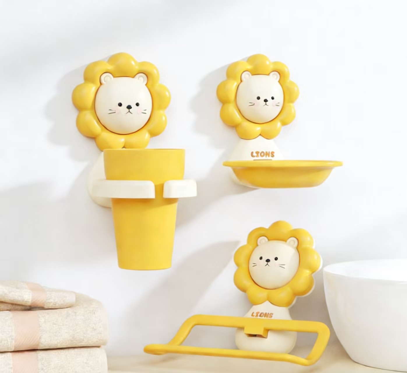 Lion Style Wall Mounted Wash Set