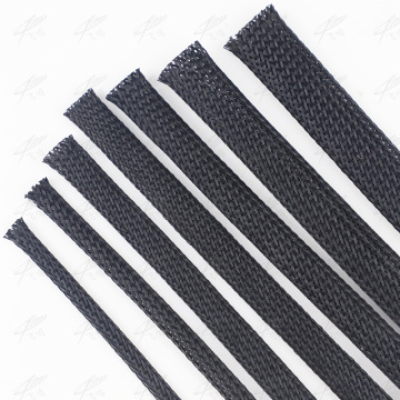 10M Black Braided Cable Sleeving PET Nylon Wrapping Cable Casing Cable Sleeves Wire 8mm/10mm/12mm/15mm/20mm/25mm