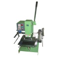 leather paper book cover manual hot stamping machine