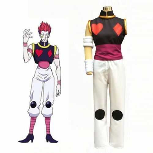 Anime Hunter X Hunter Hisoka Cosplay Costume Halloween Chrismas Carvinal Party Costumes For Women Men Wigs and shoes custom made