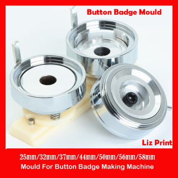 Ready Stock 25mm 32mm 37mm 44mm 50mm 56mm 58mm 75mm Mould for Button Badge Maker Button Badge Making Machine molds