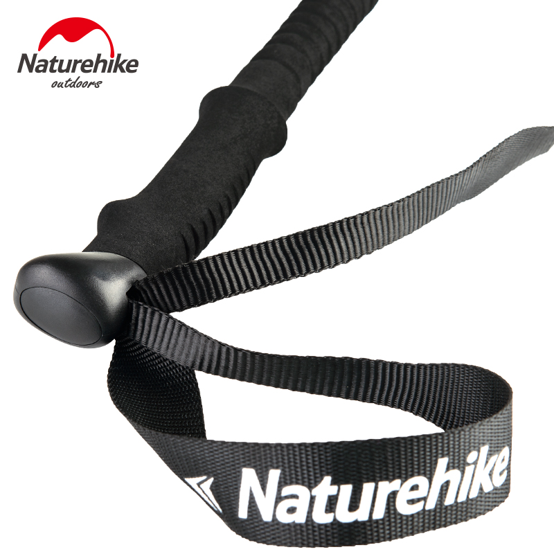 Naturehike Folding Aluminum Alloy Trekking Pole Walking Sticks Lightweight Climbing Hiking Walking Sticks For Men Women Children