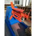 metal wall roof panel hydraulic decoiler