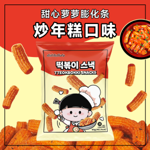 dadalolo Korean spicy fried rice cake puffed snack