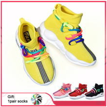 2021 Kids Shoes Non-slip Line surface Baby Toddler Shoes Mesh Soft Comfortable Children Sneakers Fashion Boy Girl Travel Shoe