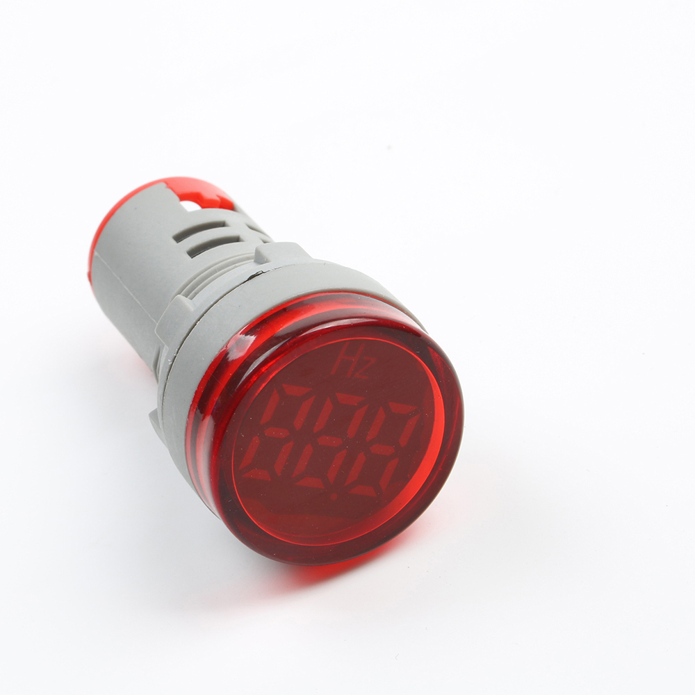 Digital Display Electricity Hertz meter Frequency meter indicator light AC meter Red Tester 0-99Hz Green White
