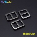 20pcs/pack 3/8" Metal Mix Colors Curve Tri-Glide Slider Adjustable Buckle for Bags Webbing 10mm