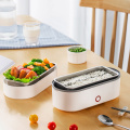 1/2 Layer Electric Heated Lunch Box Portable Fast Heating Electric Rice Cooker Food Container Bento Box Food Warmer For Office