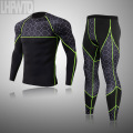 Plaid Thermal Underwear Sets For Men Winter Thermo Underwear Long Johns Winter Clothes Men Thick Thermal Clothing Solid Drop