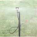 MUCIAKIE 10 SETS Micro Irrigation Spray Rotary Mist Nozzle 360 Degree On Stake Garden Watering Yard Garden Sprinklers Sprayers