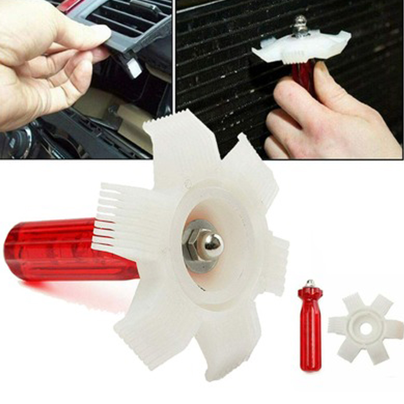 1pcs Car A/C Radiator Condenser Fin Repair Comb Cooler Air Conditioner Straightener Cleaning Tools for Auto Cooling System