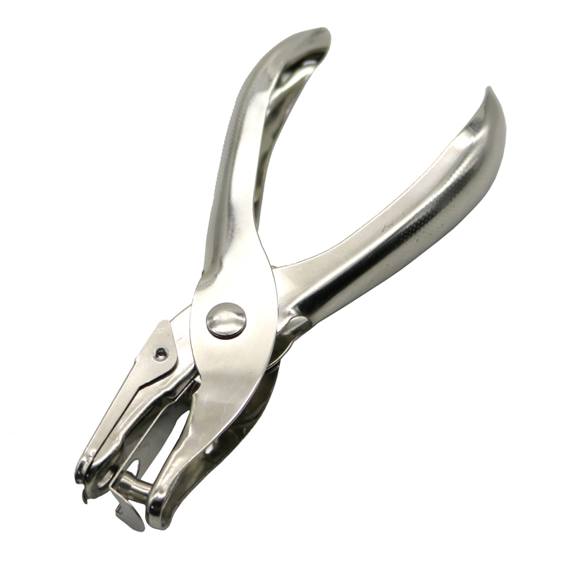 1 Pc Metal 6mm Pore Diameter Punch Pliers Single Hole Puncher Hand Paper Scrapbooking Punches 1-8 Pages Paper Hole Puncher