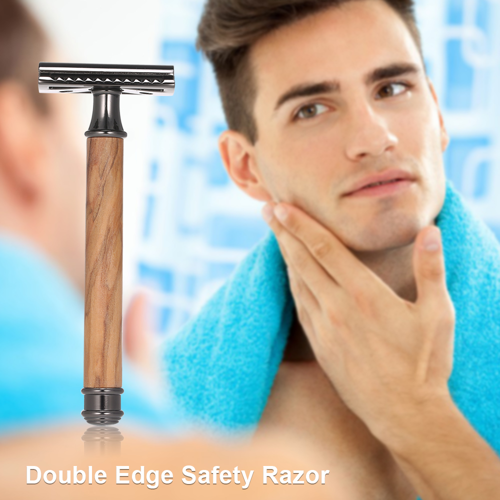 Double-edged Safety Double Edge Razor For Men Straight Razor Men's Shaving Face Razor Blades Shaving Machine