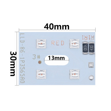 Nail Lamp Bead 5PLUS-24-1 1W UV Aluminum plate LED SMD5054 5051 UV LED Lamp 365+395NM LED Diodes For Nail SUN Machine For DIY