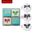 Butterfly&Sport&I Love You&Foot Pattern Cookies Stencil Animals Stencils Cake Decoration Template Cake Decorating Supplies Tool