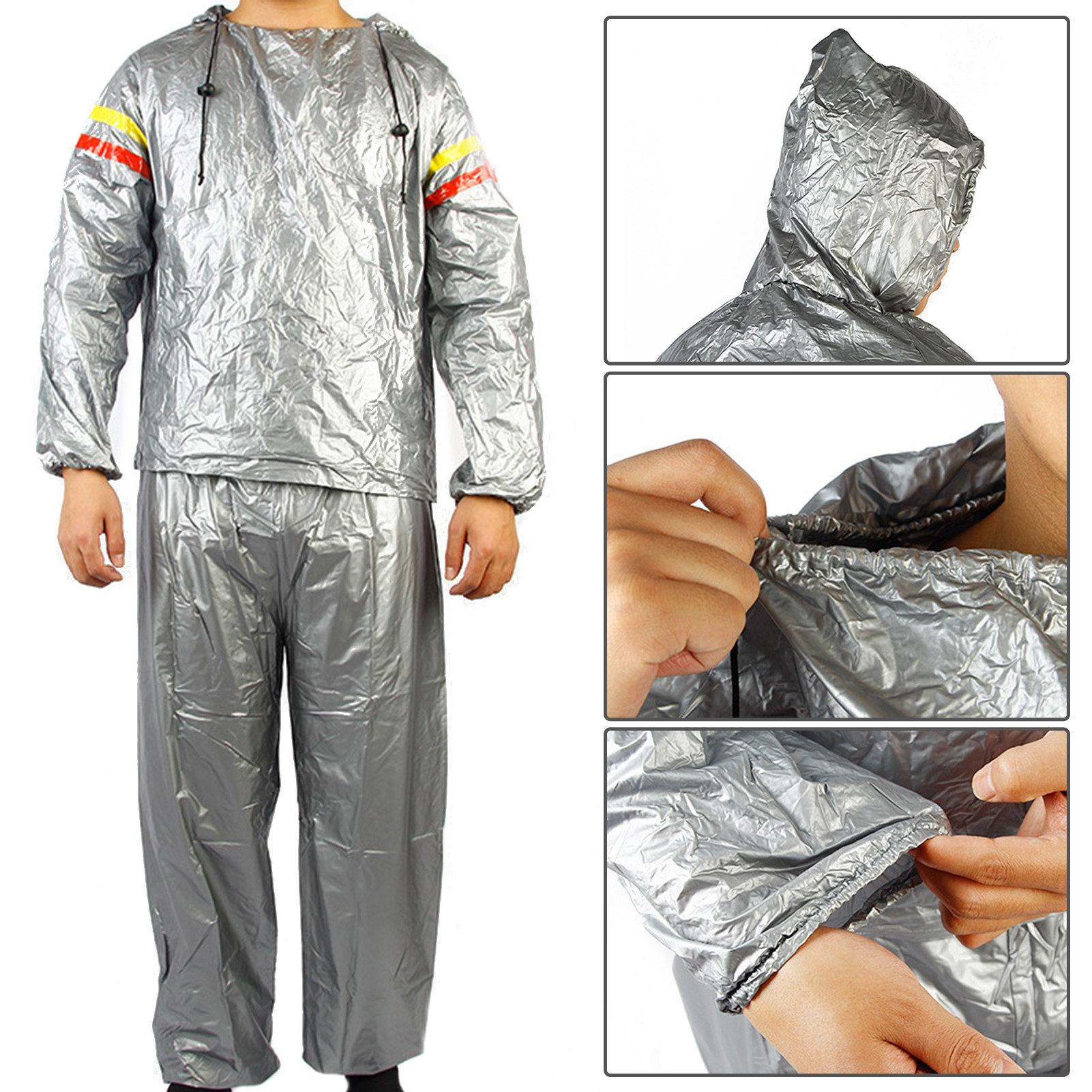 Unisex Sauna Suit Sauna Suit Waterproof Fat Burning Fitness Sweat Suit Sweat Suit Slimming Suit Sauna Suit Suit