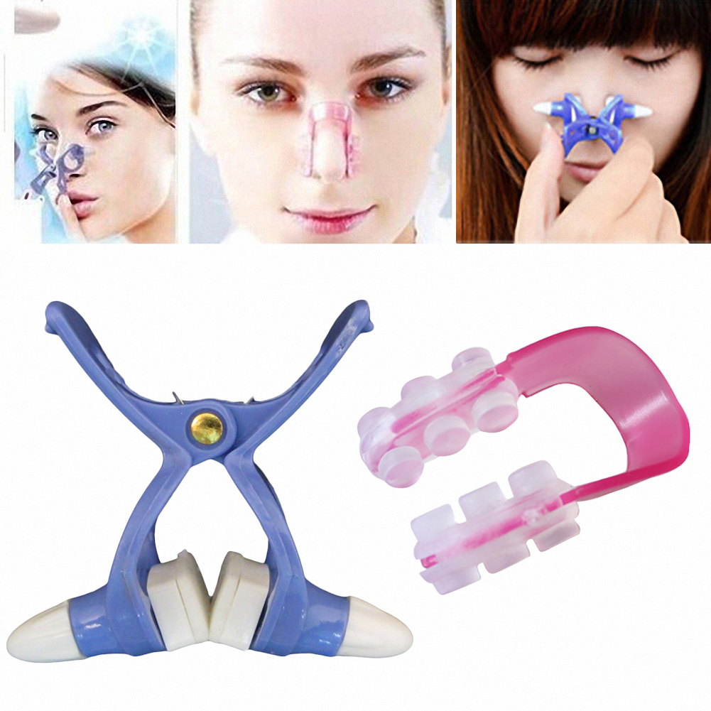 Beauty Care Nose Up Lifting Shaping Clip Clipper Shaper Bridge Straightening Beauty Nose Clip Corrector Massage face care 40