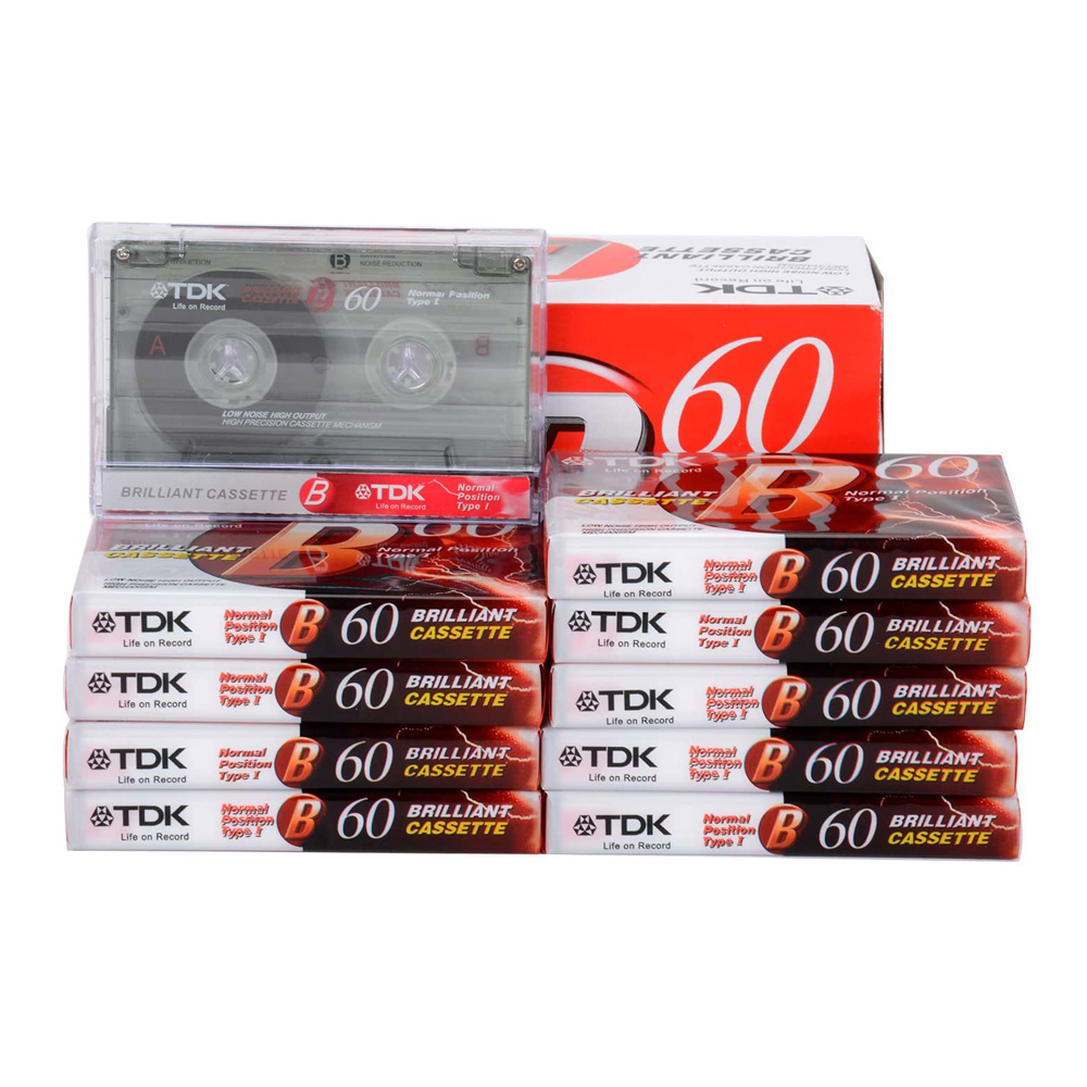1pcs 60 Minutes Standard Cassette Blank Tape Player Empty Magnetic Audio Tape Recording For Speech Music Recording MP3 CD/DVD