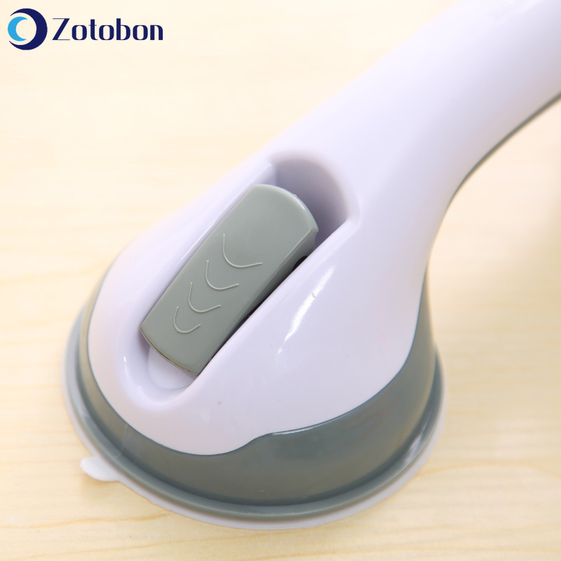 ZOTOBON Bathroom Antiskid Grip Handle Shower Tub Suction Cups Grab Bar Handle Support Safety Strong Mount Grab Bar Support H118