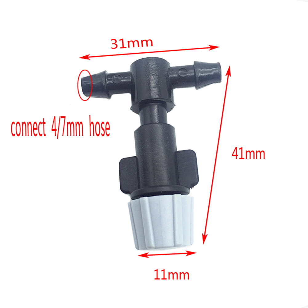 12pcs/set Garden Fog Watering Irrigation System Misting Cooling Automatic Water Nozzle with 33ft Hose Watering Accessories