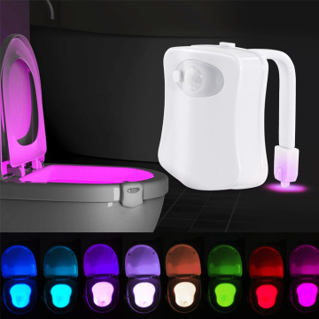 ZK10 Human Motion Sensor Automatic Dropshipping Toilet Seat LED Night Lights Lamp Bowl Bathroom Light 8 Color Lamp Veilleuse