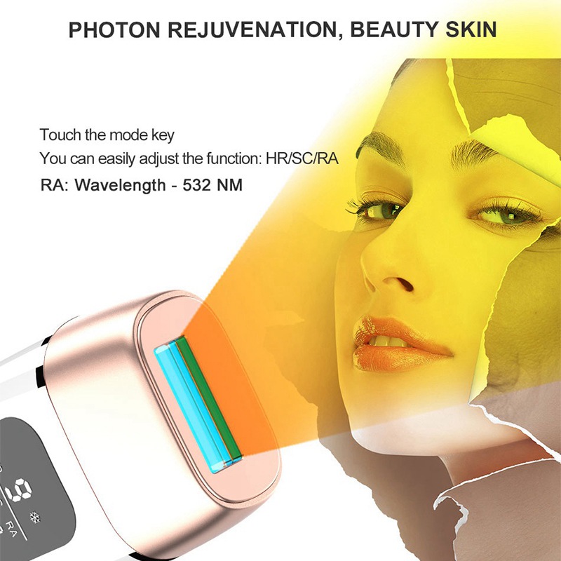 Osenyuan Professional IPL Hair Removal Machine Permanent Laser Rejuvenation Facial Body Electric Pulsed Light Epilator for Women