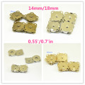 30pcs Bronze Silver Gold Metal Magnet Snaps Purse Clasp Closures Button For DIY 14mm/ 18mm 0.55/0.7''in