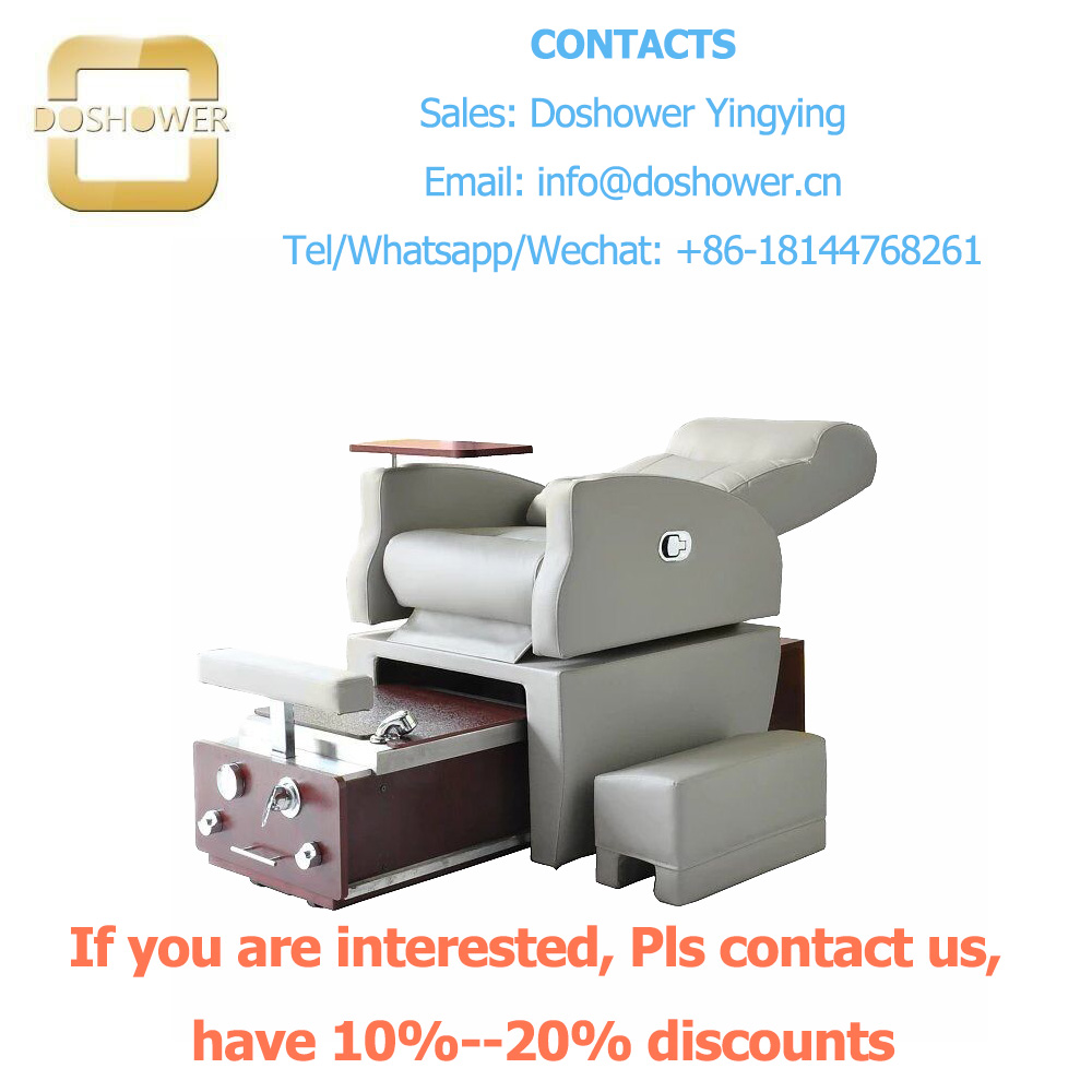Doshower DS-W8500-A luxury salon furniture nail massage spa chair of wholesale pedicure chair for no plumbing pedicure chair spa