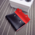PURDORED 1 Pc 108 Slots Card Holder PU Leather Business Card Case Function Bag Minimalist Wallet ID Card Bag Tarjetero Hombre