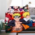 3D Print anime Naruto Flannel Blanket for Beds Hiking Picnic Thick Quilt Fashionable Bedspread Fleece Throw Blanket