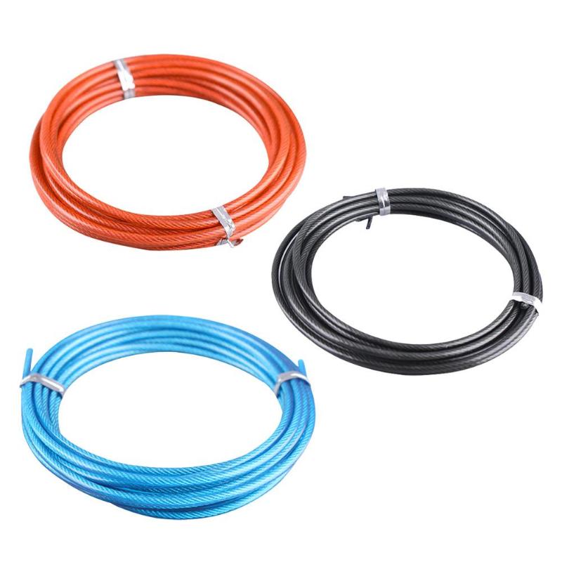 Hot Sale Jump Ropes Skillful Manufacture 3m Speed Jump Spare Rope Skipping Training Workout Replacement Steel Wire Cable