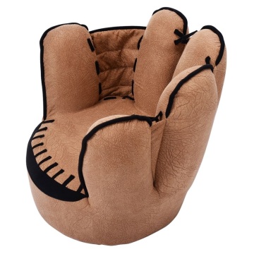 Five Fingers Baseball Glove Shaped Kids Sofa Children Chair Neat Puff Skin Toddler Children Cover for Sofa Best Gifts