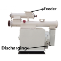 Horizontal ring die feed pellet mill