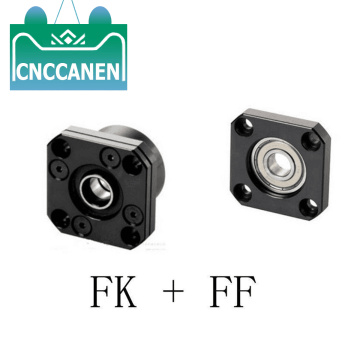 1 Set FK10 12 15 20 25 30 FF10 12 15 20 25 30 Fixed Floated End Supports Bearing Mounts for Ball Screw SFU1204 1604 1605