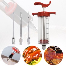 BBQ Meat Syringe Marinade Injector Poultry Turkey Chicken Flavor Syringe Cooking Sauce Injection Tool Kitchen Accessories