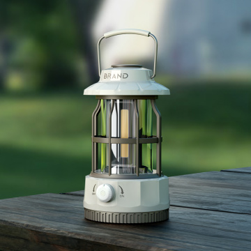 New Camping Lantern Retro LED Tent COB Camping Lamp USB Rechargeable battery Portable Vintage Outdoor Camping Light