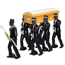 8Pcs Set Ghana Dancing Pallbearers Coffin Dance Figure Action Funeral Dancing Team Display Funny Accessories Party Decoration