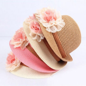 Citgeett Summer Newborn Baby Girls Kids Princess Infant Flower Sun Cap Cotton Bucket Summer Cute Hat SS