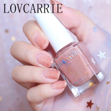 LOVCARRIE Glitter Regular Nail Polish Lacquer Pink Holographic Vernis Nude Nail Varnish Polishes 12ML Eesmaltes for Nails Art