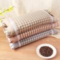 Washed Cotton Buckwheat Pillow Korean Fabric Buckwheat Shell Filled Pillow For Sleeping Home Textile Accessories