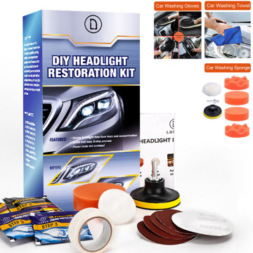 New Car Headlight Polish Kits Polishing Auto Headlight Restoration Kits Headlamp Brightener Refurbish Clean Lenses Repair Paste