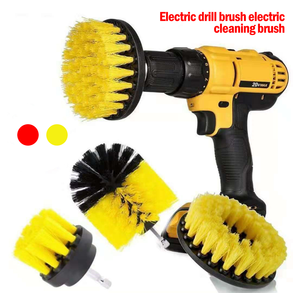 Drill Brush All Purpose Cleaner Scrubbing Brushes for Bathroom Surface Grout Tile Tub Shower Kitchen Cleaning Tools