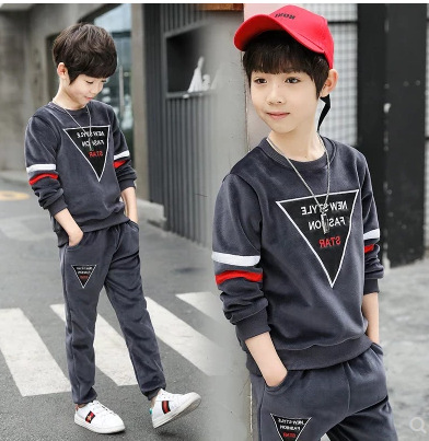 Children Clothing 2019 Autumn spring boys Clothes Hoodies+Pants Outfit Kids sports Clothes Suit For boy Clothing Sets