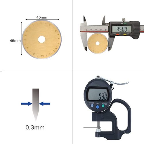 45mm Titanium Coated Rotary Cutter Blade Supplier, Supply Various 45mm Titanium Coated Rotary Cutter Blade of High Quality