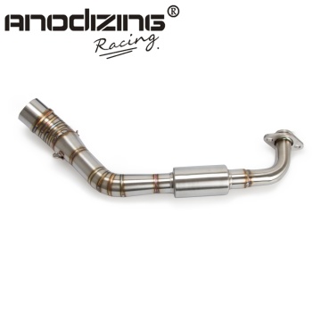Motorcycle Exhaust System Middle Pipe Header Slip On For YAMAHA NVX 155 125 NVX155 AEROX155 2016-2018 SLIP-ON without Muffler