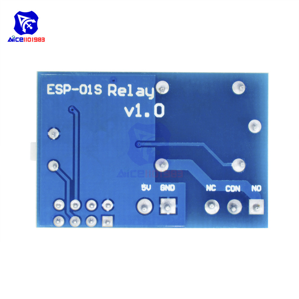 diymore DC 5V 1 Channel ESP8266 ESP-01 WiFi Wireless Relay Module for Arduino UNO R3 Mega2560 Nano Raspberry Pi Smart Home