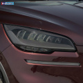 2 Pcs Car Headlight Protective Film Vinyl Restoration Transparent Black TPU Sticker For Lincoln Aviator 2019 2020 Accessories