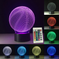 Basketball 3D Night Lights USB LED Lights Visual Lights 7 Colors Remote Control Table Lamp Atmosphere Lamp Kid Birthday Gift